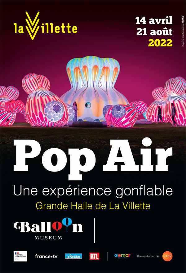 Pop Air exhibition at La Villette