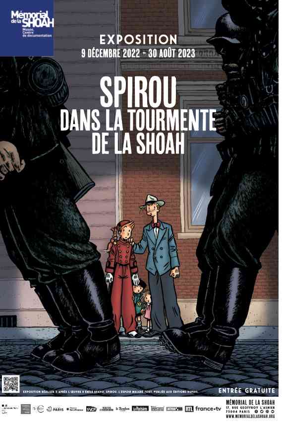 Spirou exhibition at the Shoah Memorial in Paris