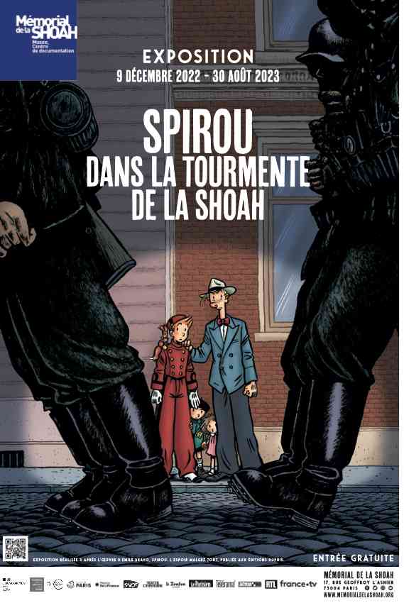 exposition Spirou au Mémorial de la Shoah à Paris