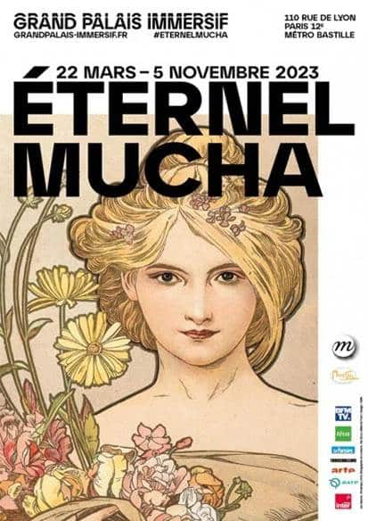 Expo Eternel Mucha au Grand Palais Immersif
