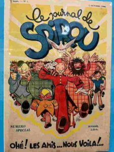 Le journal de Spirou au mémorial de la Shoah à Paris