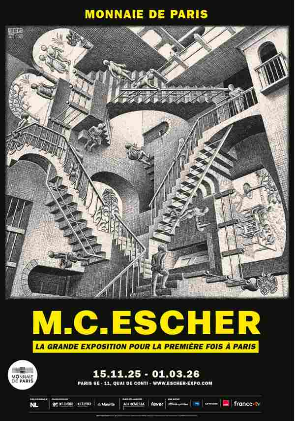 expo M.C.Escher à la Monnaie de Paris