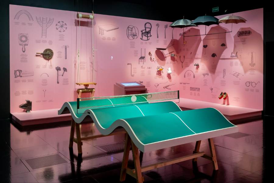 table ping pong de l'expo Flops
