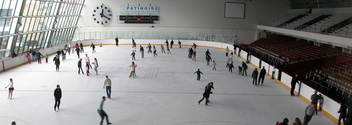 La patinoire Olympique de BoulogneBillancourt Horaire, nocturne, famille