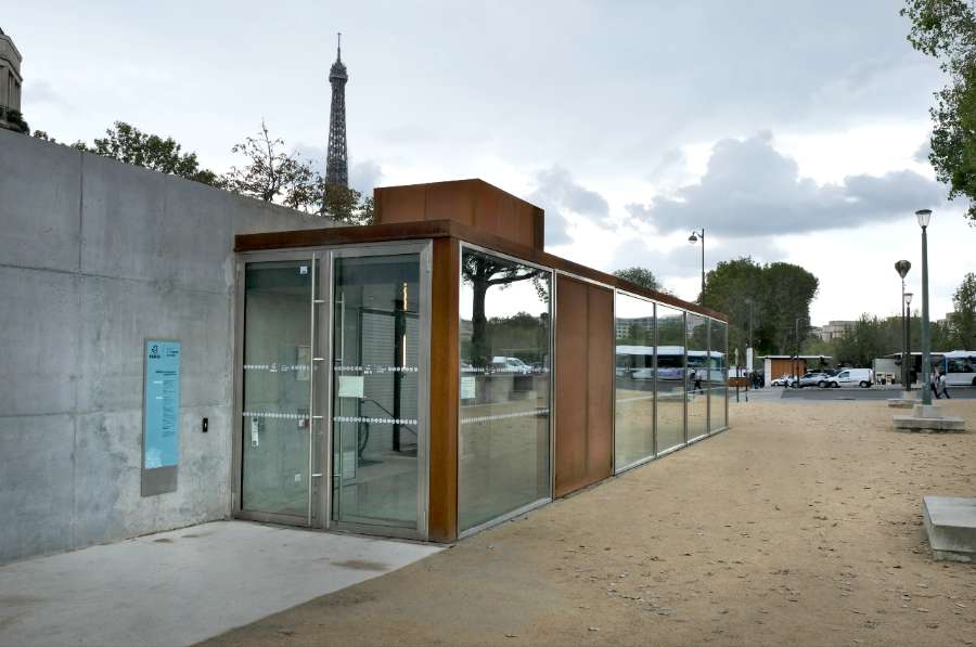 L'entrée du musée des égouts à Paris