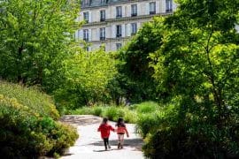 Le jardin du musée du Quai Branly à Paris