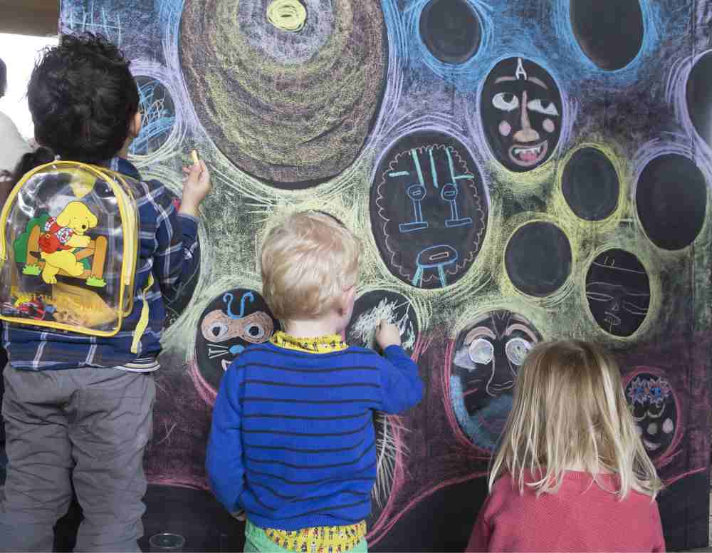 Workshops for children at the Musee du quai Branly Jacques Chirac