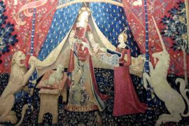 visite guidée au musée de Cluny sur la dame à la Licorne