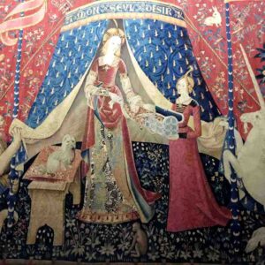 visite guidée au musée de Cluny sur la dame à la Licorne