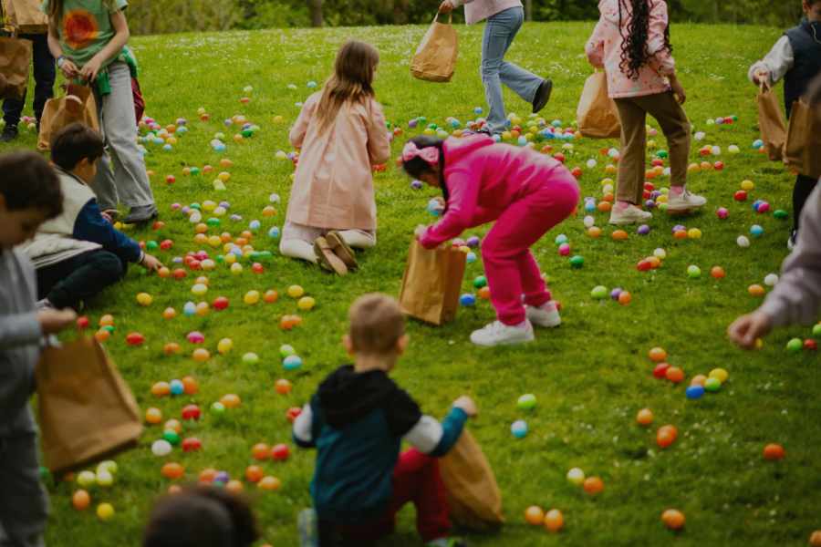 Chasse aux oeufs de Pâques au jardin d'Acclimatation