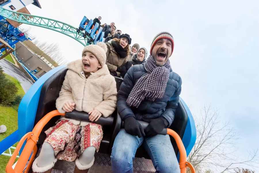 Grand huit pour les enfants au parc Astérix