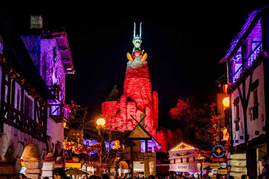 Ambiance d'Halloween au parc Astérix