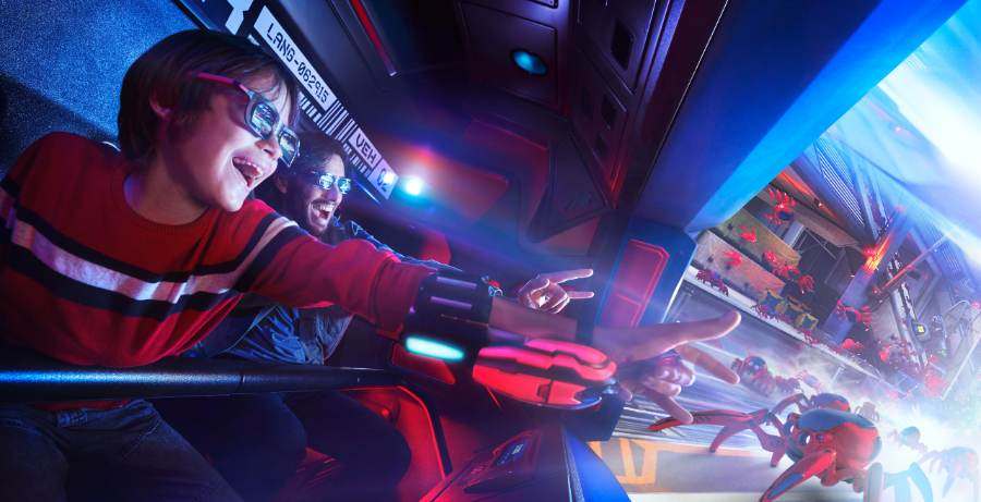 Attraction Spider Man Univers Marvel à Disneyland Paris