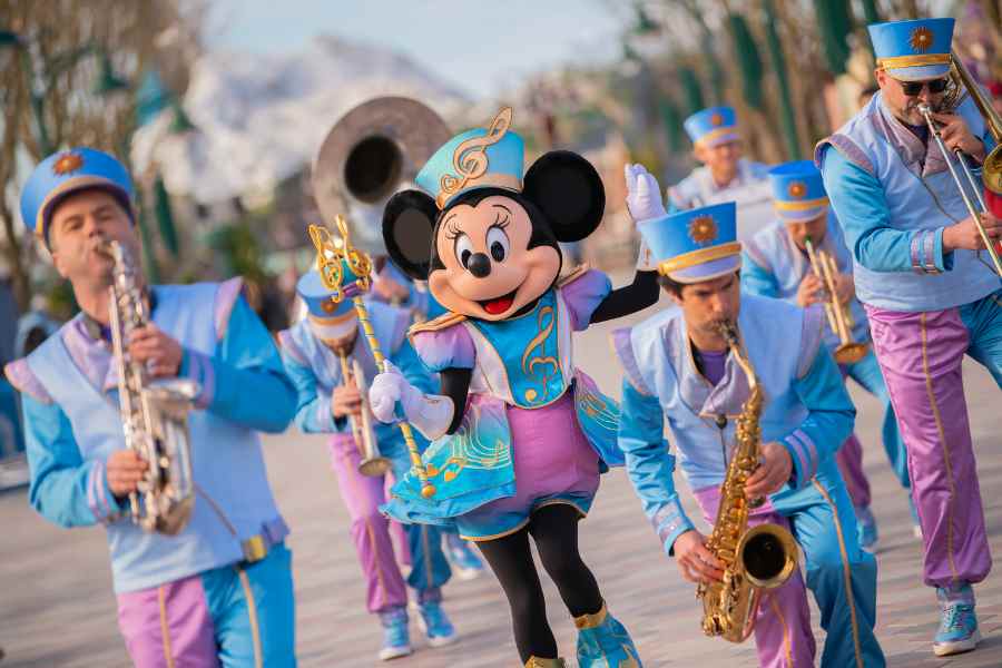 La fanfare à Disneyland Paris