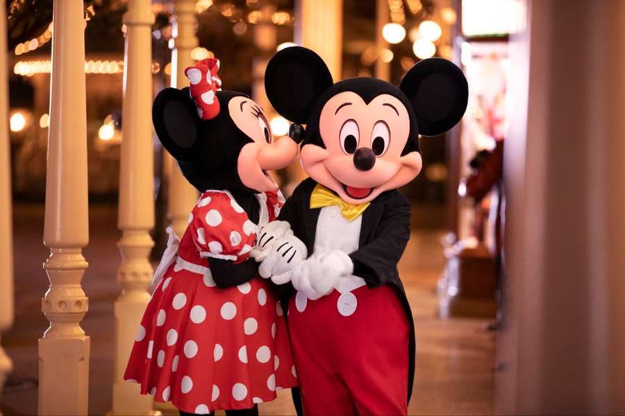 Mickey & Minnie à Disneyland