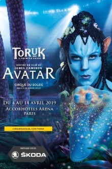 Affiche du dernier spectacle du cirque du Soleil à Paris