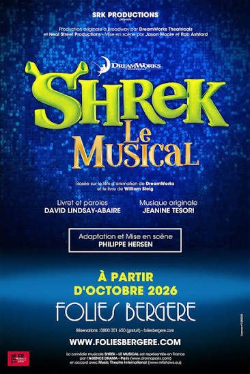 Shrek, le musical pour les enfants aux Folies Bergères