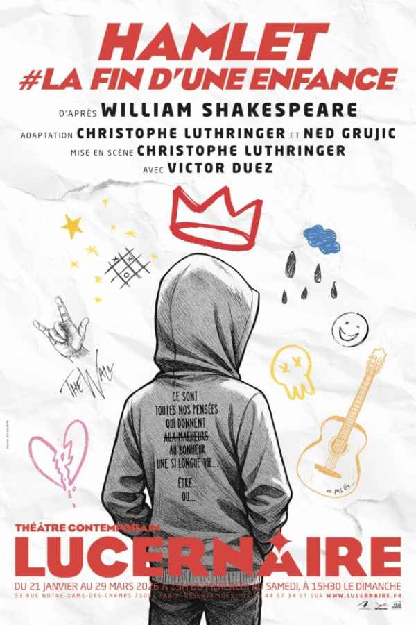 Hamlet au théâtre du Lucernaire à Paris