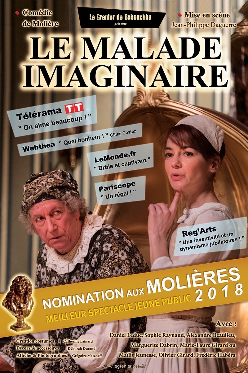 le Malade Imaginaire au théâtre Saint-Georges à Paris