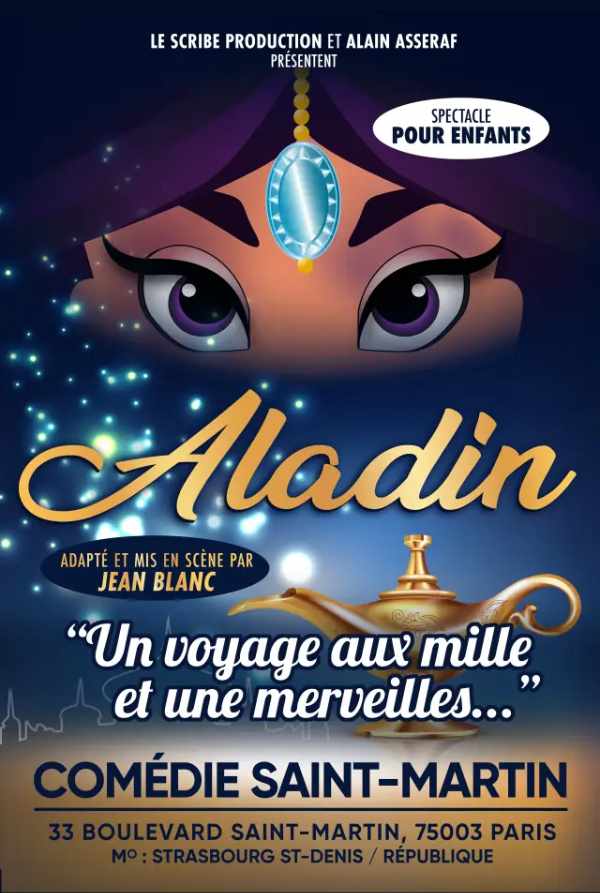 Aladin, le spectacle pour enfant à Paris