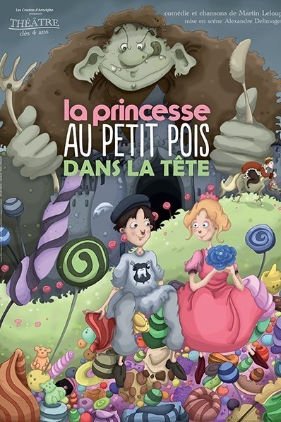 la princesse au petit pois dans la tête, pièce de théatre pour les petits