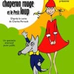 the big red riding hood and the little wolf