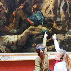 the guided tour of the Louvre for children