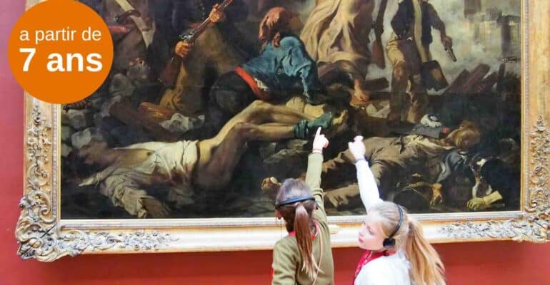 la visite guidée au Louvre pour les enfants
