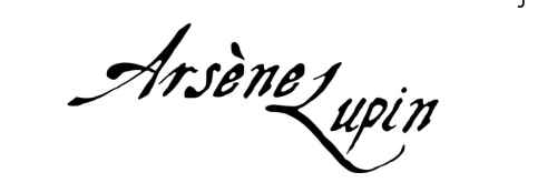 signature du jeu de piste : le dernier secret d'Arsene Lupin