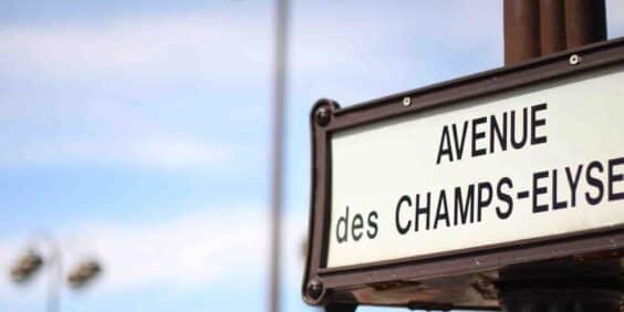 Pedestrian Champs-Elysees