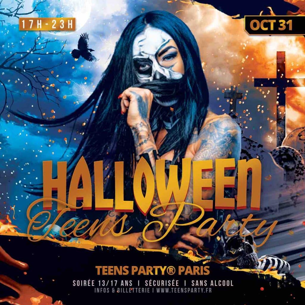 Soirée Halloween chez Teens Party