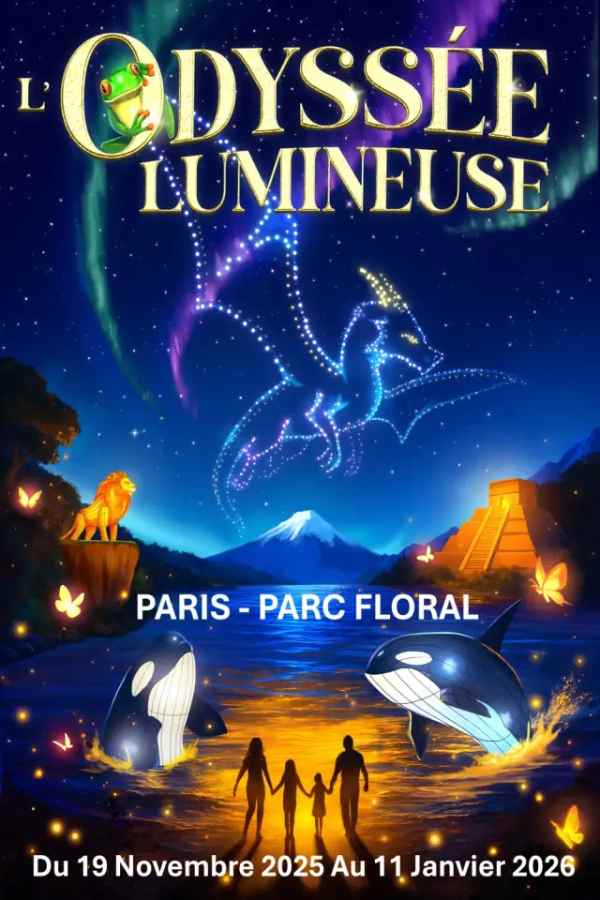 Odyssée lumineuse au parc Floral de Paris