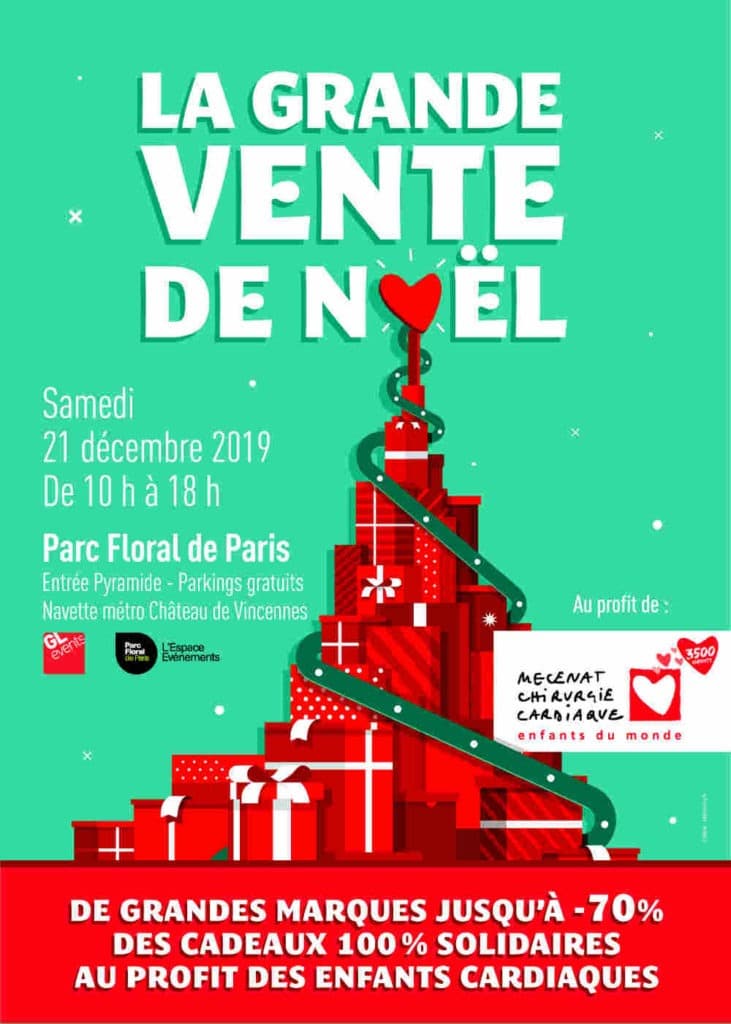 Christmas solidarity sale with Mécénat Cardiaque