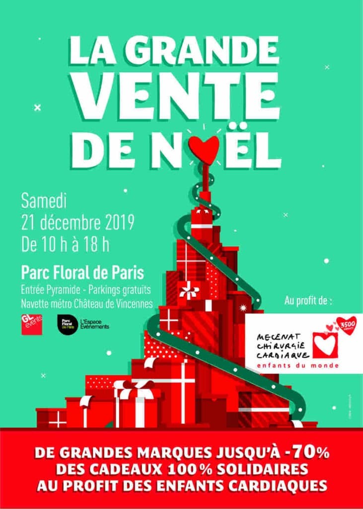 vente solidaire de Noël avec Mécénat Cardiaque