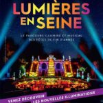 lights in the seine at the Saint-Cloud domain