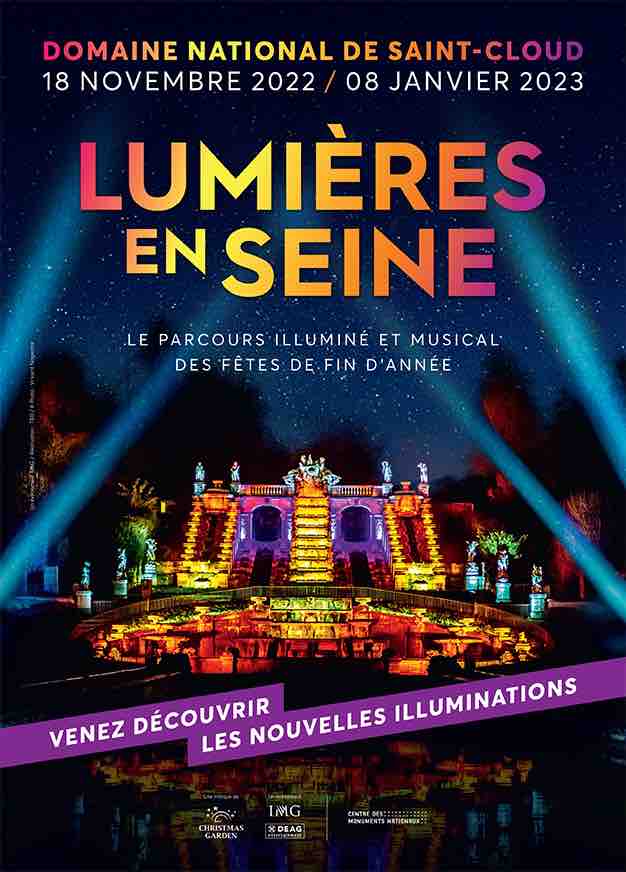 Lumières en Seine au Domaine de Saint-Cloud, le parcours féérique -  derniers jours 