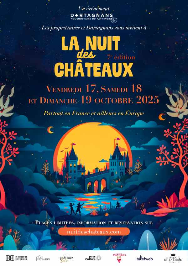 la nuit des châteaux 2025
