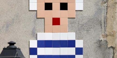 invader-picasso-marais Invader Picasso dans le Marais
