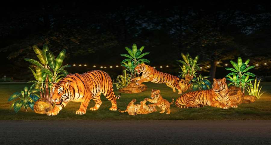 festival des lanternes au jardin d'Acclimatation