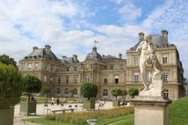 le jardin du luxembourg à Saint-Germain-des-prés