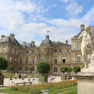 the luxembourg garden in Saint-Germain-des-prés