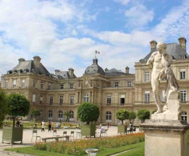 the luxembourg garden in Saint-Germain-des-prés
