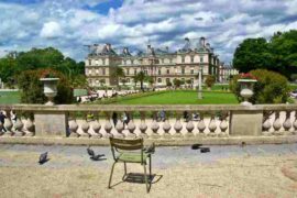 les chaises du jardin du Luxembourg