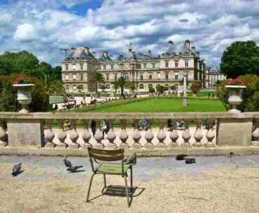 the chairs of the Luxembourg garden