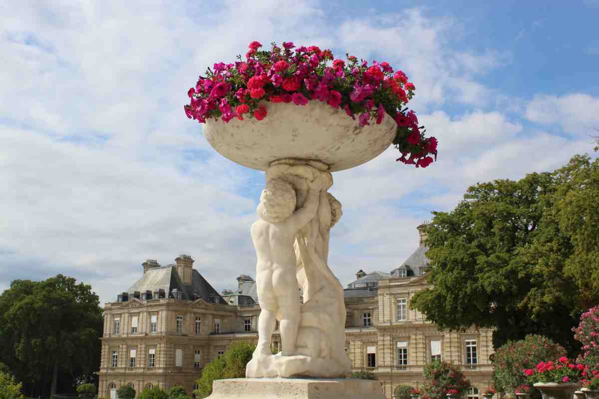 statue in the Luxembourg garden