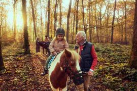 balade en poney à Center Parc