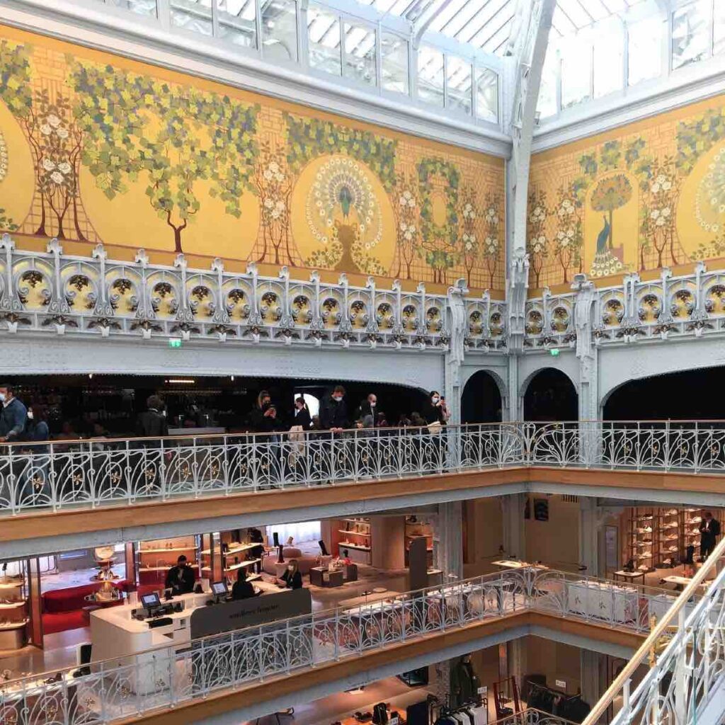 An Interior of the Trading Floor of Le Bon Marche Rive Gauche, the