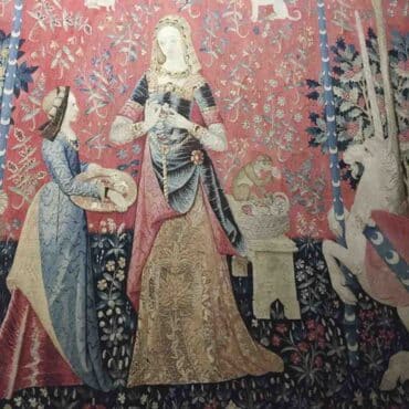 the lady with the unicorn at the Cluny museum