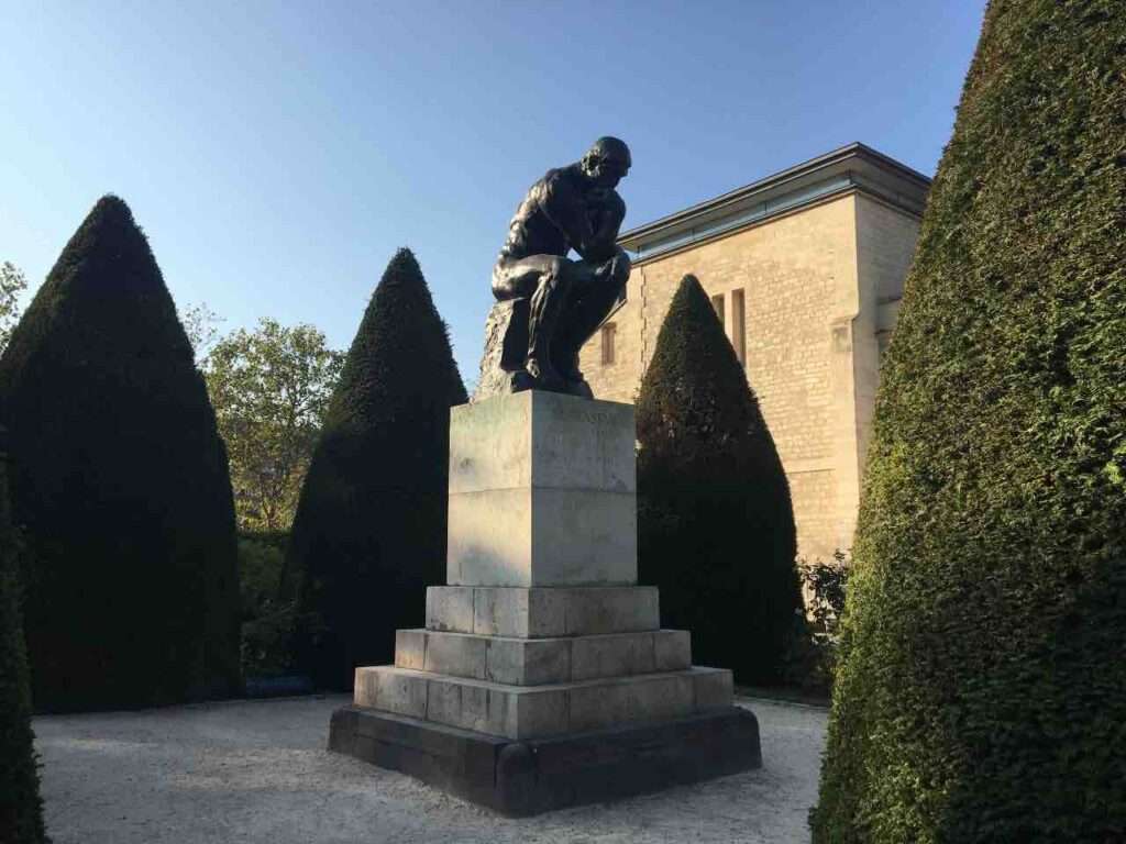 Rodin's thinker at the Rodin Museum