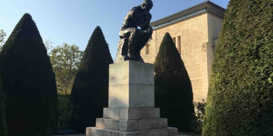 Summer at the Rodin Museum sculpture garden